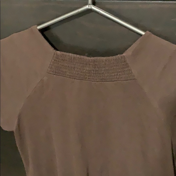 ANA Brown tapered top - Picture 5 of 5